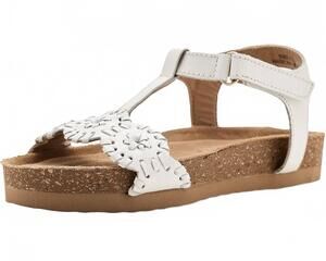 NEW JACK ROGERS girls lauren playground sandals in white